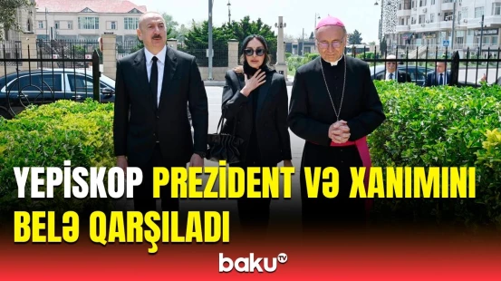Prezident və birinci xanım Roma Papasının vəfatı ilə əlaqədar matəm kitabına ürək sözlərini yazdı