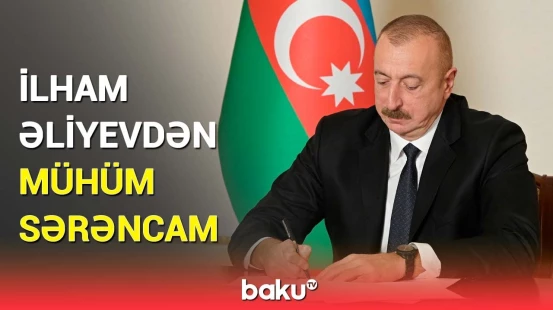 Prezident milli mətbuatımızın 150 illiyi ilə bağlı sərəncam imzaladı