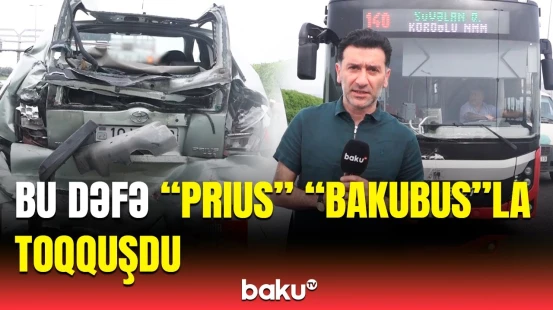 Avtobusu yığışdıra bilmədim, bir də ayıldım ki... | “BakuBus”ın sürücüsü hadisə anını danışdı