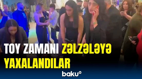 Elazığda baş verən zəlzələdən görüntülər