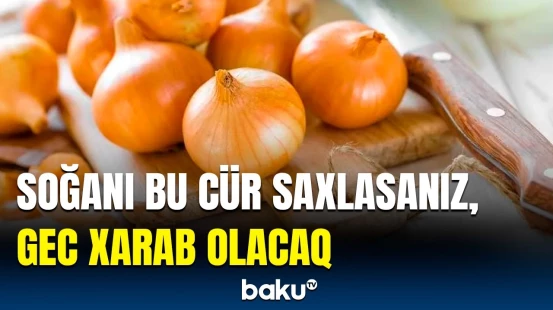 Soğan soyuducuda niyə tez xarab olur? | Faydalı məsləhət