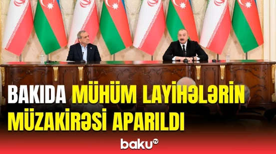 Nəqliyyat-kommunikasiya məsələlərində Azərbaycan-İran əməkdaşlığı | İlham Əliyevdən açıqlama