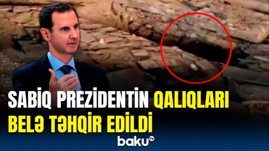 Bəşər Əsədin atasının məzarını kimlər niyə bu hala saldı?