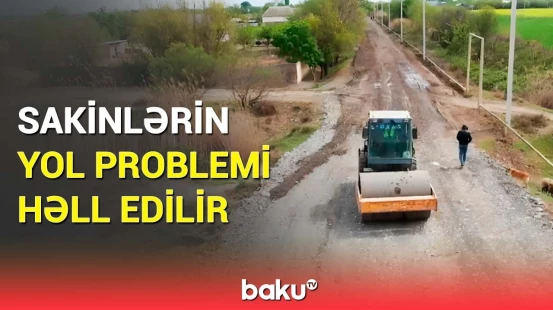 Zərdabda 5 yaşayış məntəqəsini birləşdirən avtomobil yolu yenidən qurulur