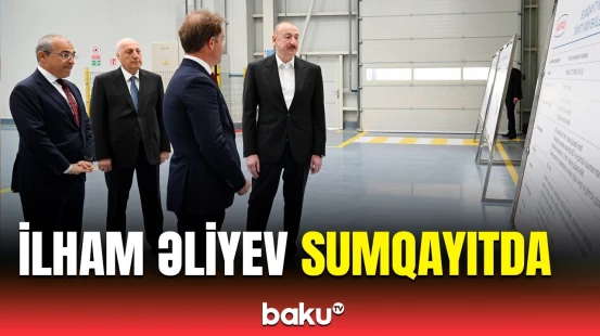 İlham Əliyev Sumqayıtda bir sıra açılışlarda iştirak etdi