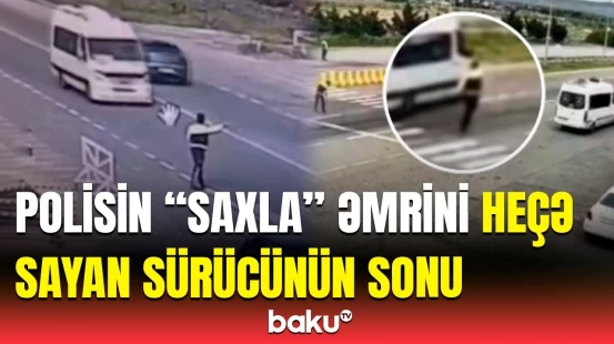 Narkotik çəkib mikroavtobus sürdü və... | Yol polisindən hadisə barədə təcili məlumat
