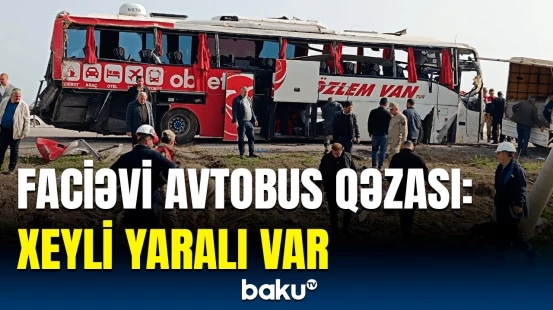 Sərnişinlə dolu avtobus aşdı | Türkiyədə dəhşətli hadisə