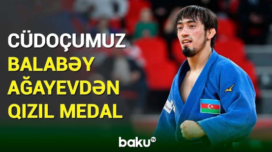 Cüdoçumuz Balabəy Ağayev “Böyük Dəbilqə” turnirində qızıl medal qazanıb