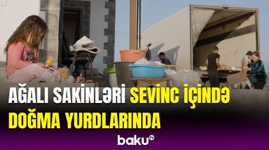 Doğma torpaqlarına qayıdan sakinlər iş başında | Zəngilanın Ağalı kəndi