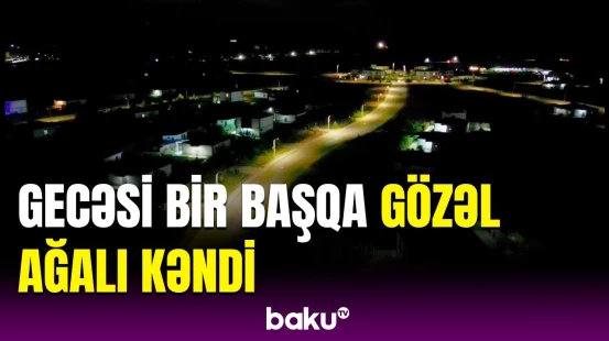 Zəngilanın Ağalı kəndində möhtəşəm axşam mənzərəsi