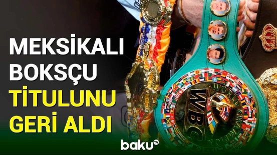 Saul Alvares boks üzrə mütləq dünya çempionu titulunu geri qaytarıb