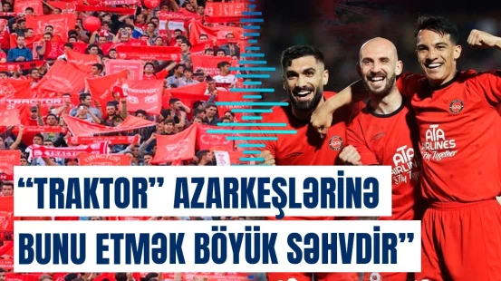 Pezeşkianın oğlu "Traktor"un qələbəsini həzm etməyənlərə sərt cavab verdi