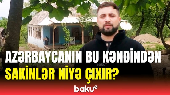 Buraya gəlmək mümkün deyil! | Baku TV insan üzünə həsrət qalan kənddə