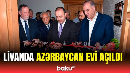 Livandakı Azərbaycan Evinin açılış mərasimindən görüntülər