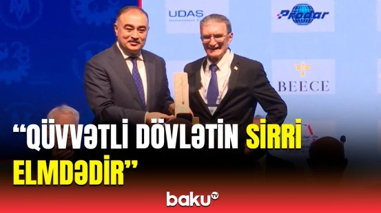 Sancar Heydər Əliyevin adına təsis edilmiş mükafata layiq görüldü
