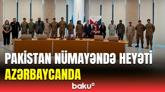 Pakistan nümayəndə heyəti Milli Müdafiə Universitetində olub