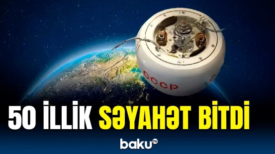 "Kosmos-482" orbitdən çıxaraq Hind okeanına düşdü