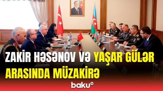 Zakir Həsənov türkiyəli həmkarı ilə görüşdü | Nələr müzakirə edildi?