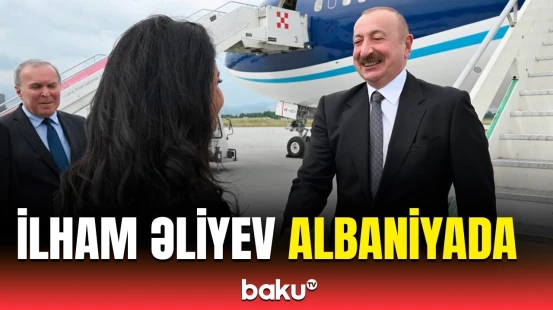 Prezident İlham Əliyev Albaniyada işgüzar səfərdədir