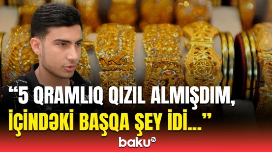 Aparıb yoxlatdırdım, gördüm ki... | Qızıl bazarında saxta məhsul müəmması