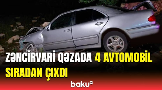 Lənkəranda 4 avtomobil toqquşdu | Yaralananlar var