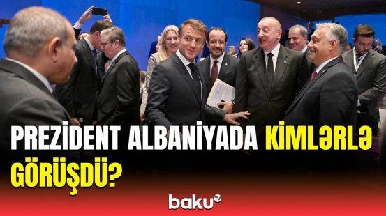 İlham Əliyevin "Avropa Siyasi Birliyi"  6-cı Zirvə toplantısı çərçivəsində keçirdiyi görüşlər