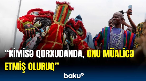 Afrikada qəribə festival keçirildi | Nigeriyada rəqslərlə əcəli qovurlar