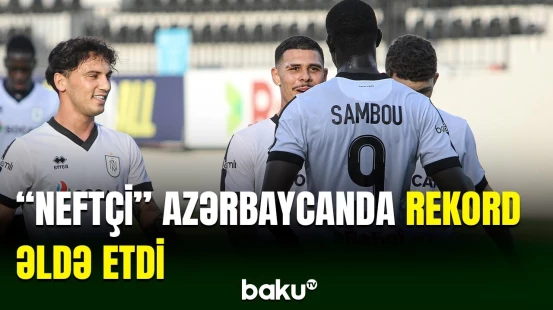 ”Neftçi” Azərbaycan çempionatlarında yeni rekorda imza atıb