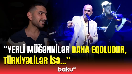 Soner Sarıkabadayı Bakıda konsert verdi | “Yerli tədbirlərdə əskik olan...”