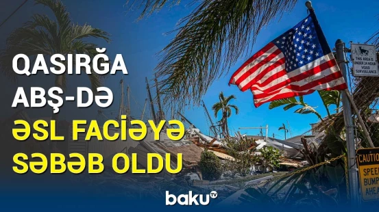 Xeyli sayda ölən var | Qasırğa əraziləri dağıtdı, təcili xəbərdarlıq edildi