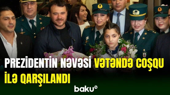 Kunq-Fu üzrə dünya çempionu olan Əminə Əliyeva vətənə qayıdıb