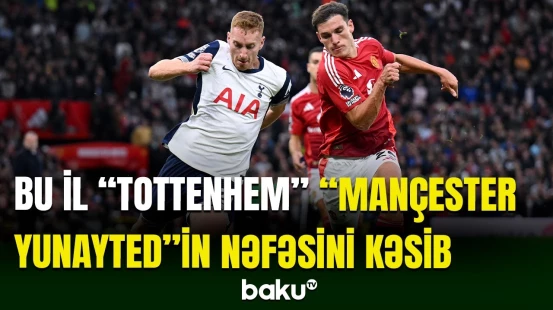 Avropa Liqasının finalında ”Mançester Yunayted”i məğlub edən ”Tottenhem” bu il onlara rəhm etməyib