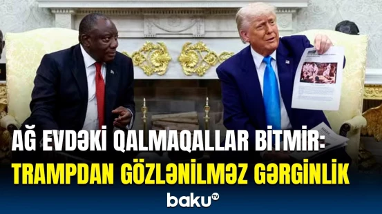 Trampın qaradərili prezidentə yaratdığı gərginliyin məqsədi | Mübahisənin detalları ortaya çıxdı