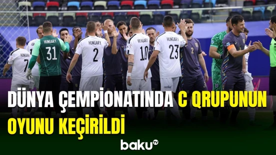 Bakıda təşkil olunan minifutbol üzrə dünya çempionatında daha bir oyun keçirilib
