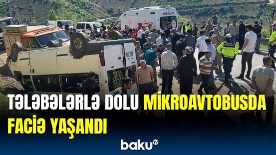 Türkiyəni sarsıdan dəhşətli qəza | Hadisə yerindən görüntülər yayıldı