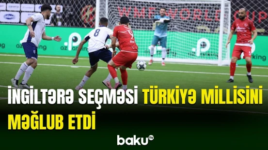 Bakıda təşkil olunan minifutbol üzrə dünya çempionatında daha bir oyun keçirilib