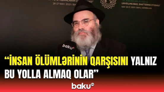Bu gün İslam dininə nifrət edən insan... | Baş ravvin dünyaya səsləndi