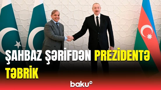 Pakistanın Baş naziri İlham Əliyevi Müstəqillik Günü münasibətilə təbrik edib