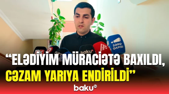 Ehtiyatsızlıqdan etdim... | Naxçıvanlı məhkum sevincini Baku TV ilə bölüşdü