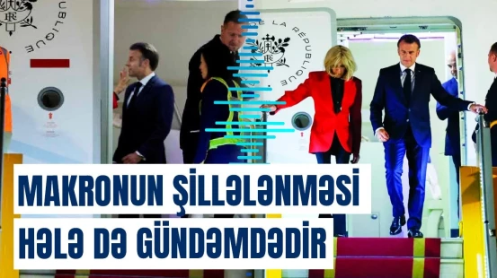 Makronun arvadının etdiyi hərəkət zarafatdır, yoxsa...? | Dünya mediası bu xəbərlə çalxalanır
