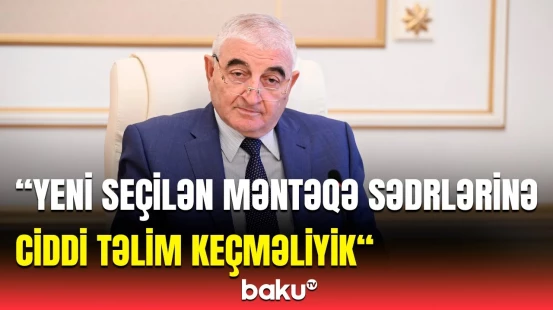 Məzahir Pənahov yeni seçilən məntəqə sədrlərindən danışdı | Detallar açıqlandı