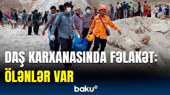 İnsanlar dağıntılar altında qaldı | Dəhşətə gətirən anlar