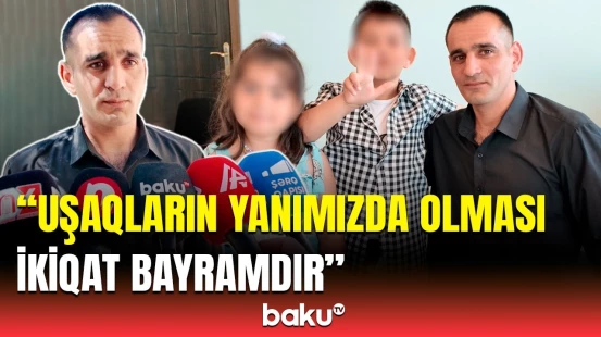Naxçıvanda məhkumlar övladları ilə görüşdü