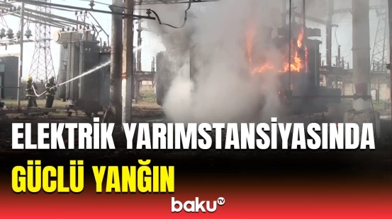 Ucarda dəhşətli yanğın | Bir sıra kəndlər işıqsız qaldı