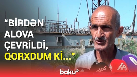 Ucarda baş verən yanğına FHN müdaxilə etdi