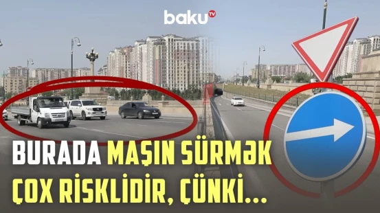 Hərəkətin təşkili faciəyə səbəb ola bilər | Təhlükə yaradan kəsişmə - NECƏ OLMALIDIR?