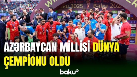 Azərbaycanın minifutbol millisi Bakıda keçirilən dünya çempionatının qalibi olub
