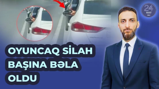 Oyuncaq silahla atəş açırmış kimi davrandı - DİN dərhal hərəkətə keçdi