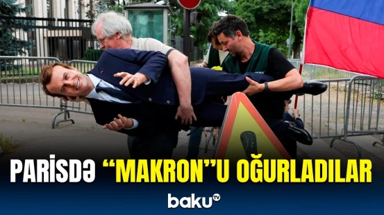 Rusiyaya görə özündən çıxan fəallar "Makron"a qənim kəsildi