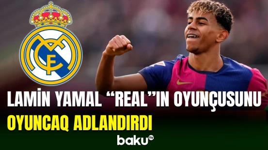 "Barselona"nın vingeri Lamin Yamal "Real"ın yeni futbolçusu Din Heysenlə zarafat edib